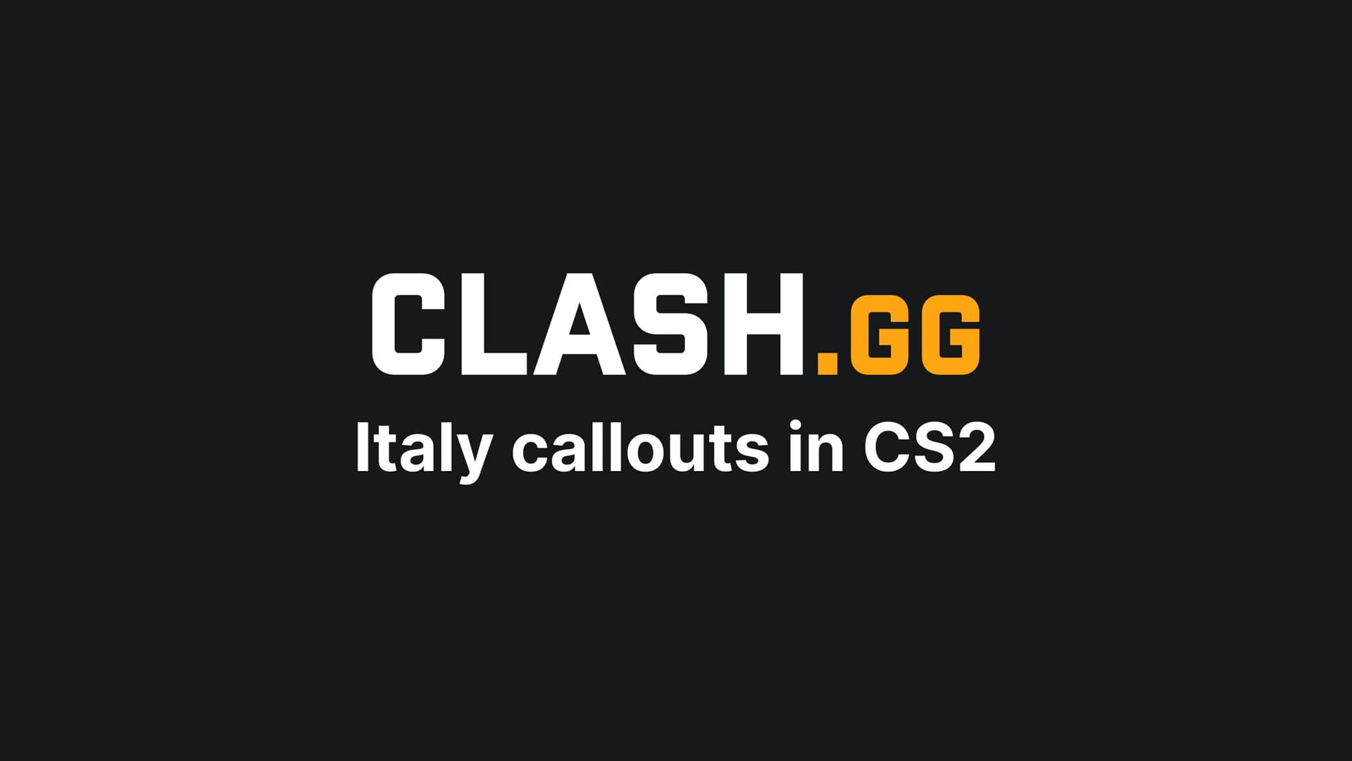 Italy callouts in CS2 (CSGO)